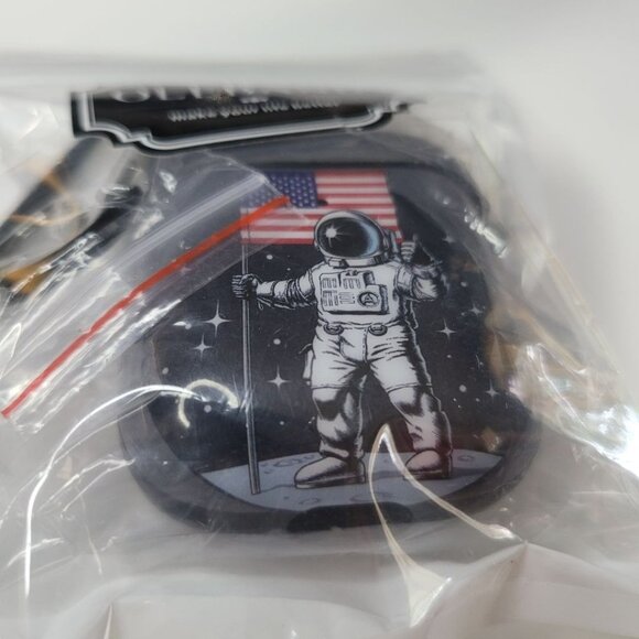 Airpods Case Cover Space‎ Apollo Pattern Basic Plastic Headphones - Picture 5 of 7